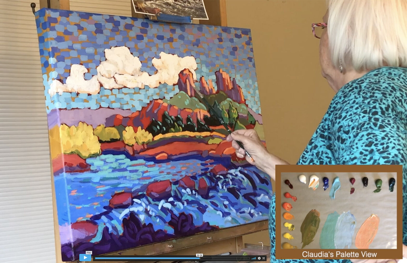 Scottsdale Artists School Claudia Hartley painting